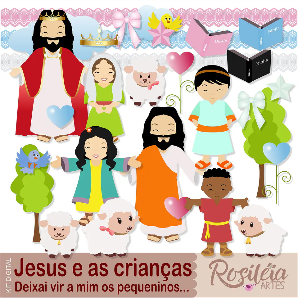Kit Digital Jesus e as Crianças 45 1