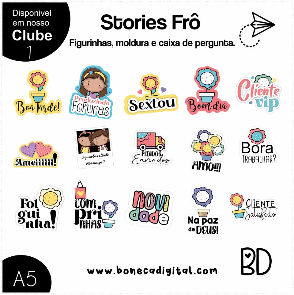 Kit Digital Storie Minha Fro 17 1