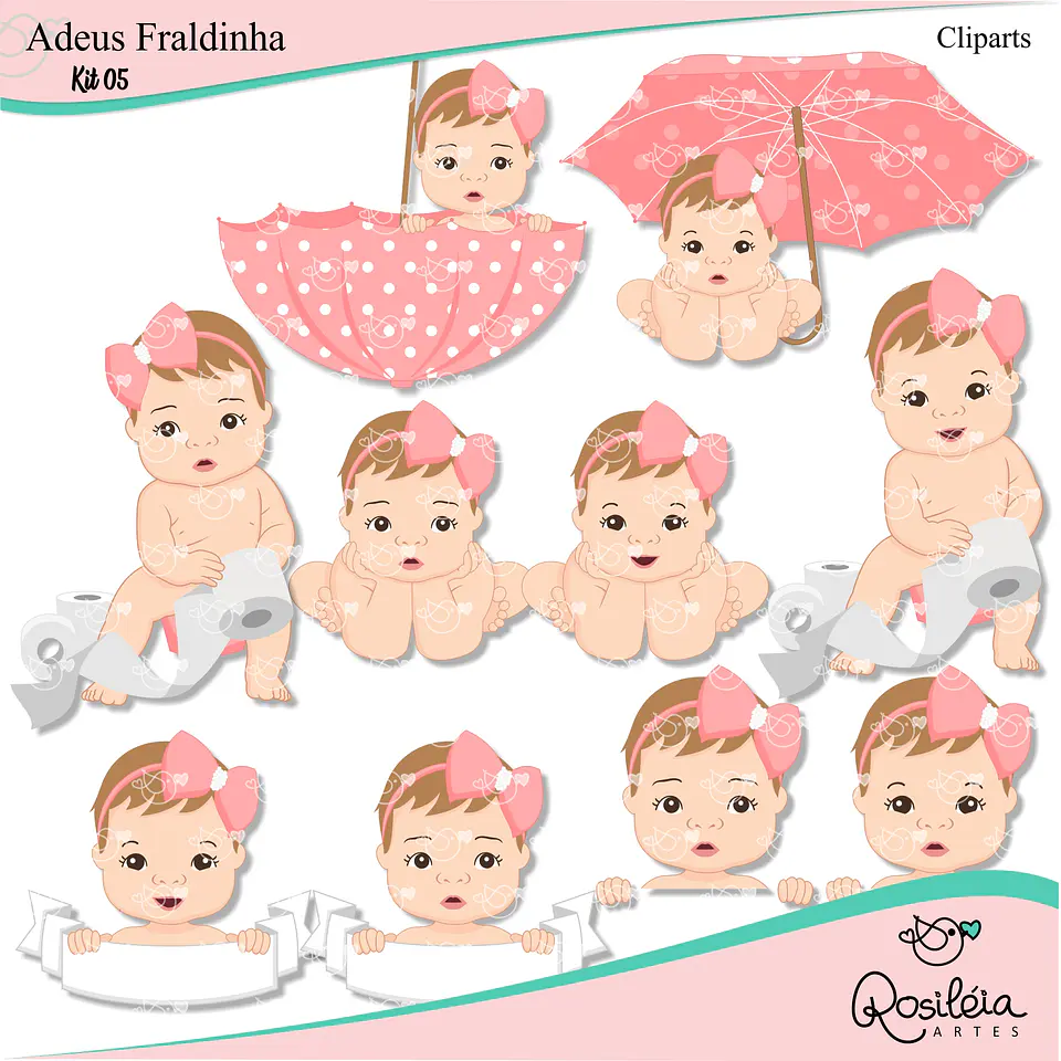 Kit Digital Adeus Fraldinha Menina 05 Preview Cp 8 1
