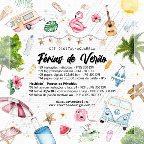 Kit Digital Férias de Verão 7