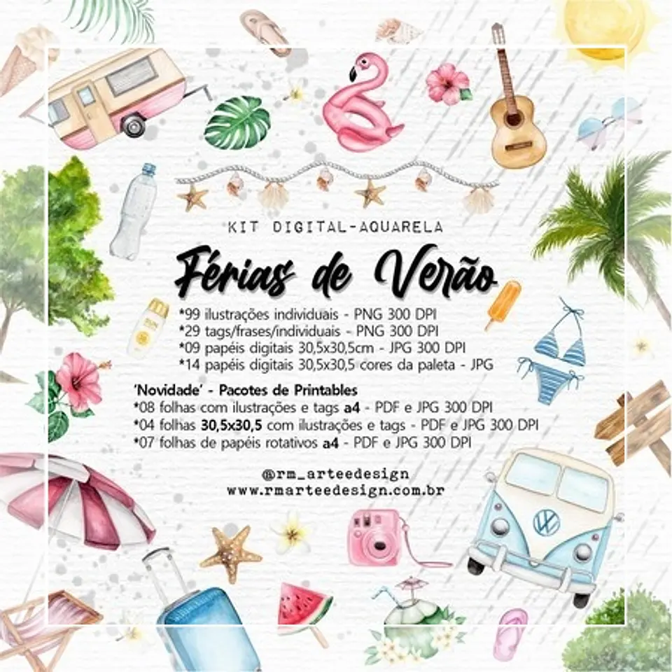 Kit Digital Férias de Verão 7 1