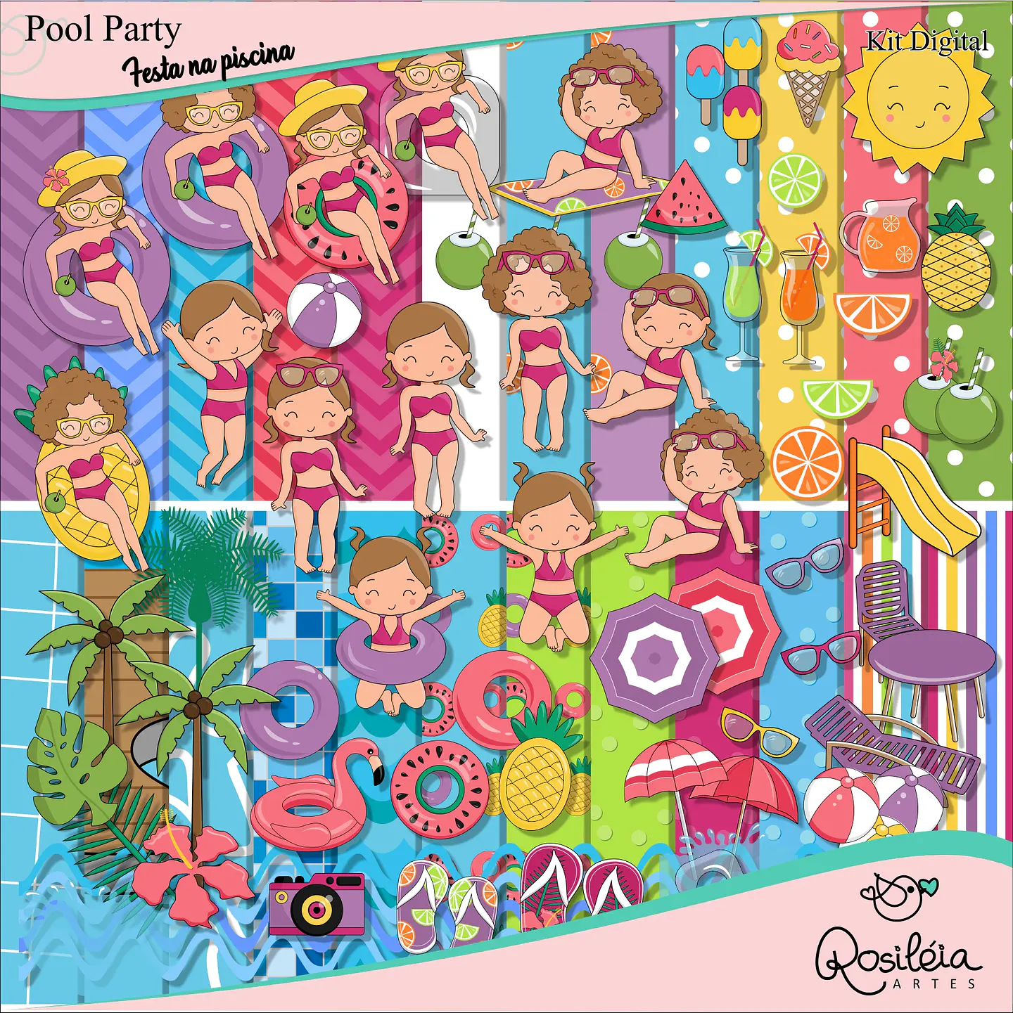 Kit Digital Pool Party 55 1