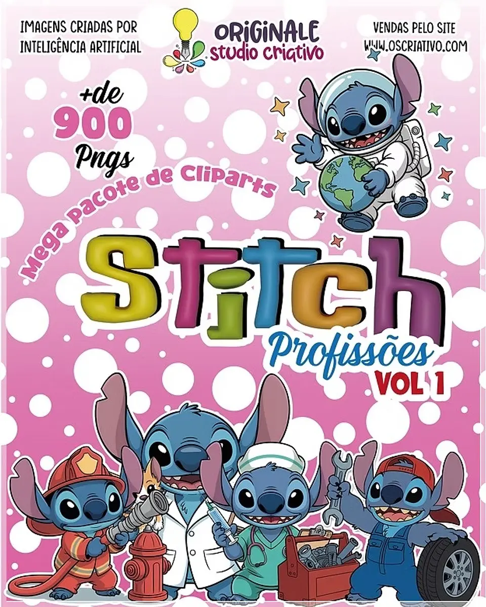 Kit Digital Stitch Profissões Vol 11 1