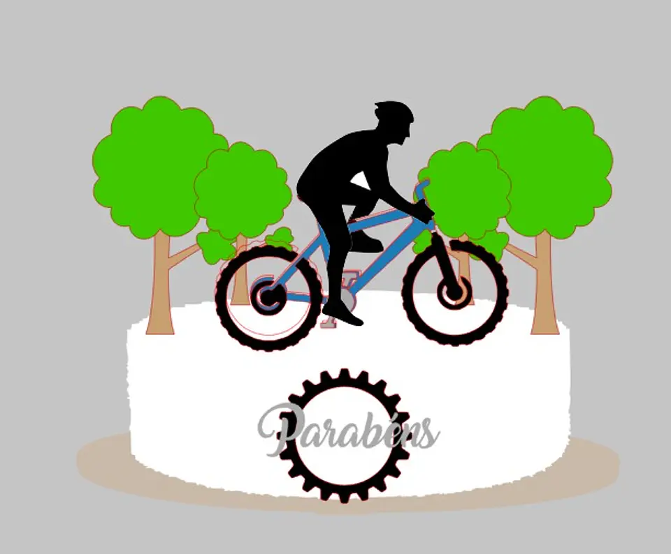 Arquivo de Corte Topo de Bolo Ciclista - Ciclismo 7 1