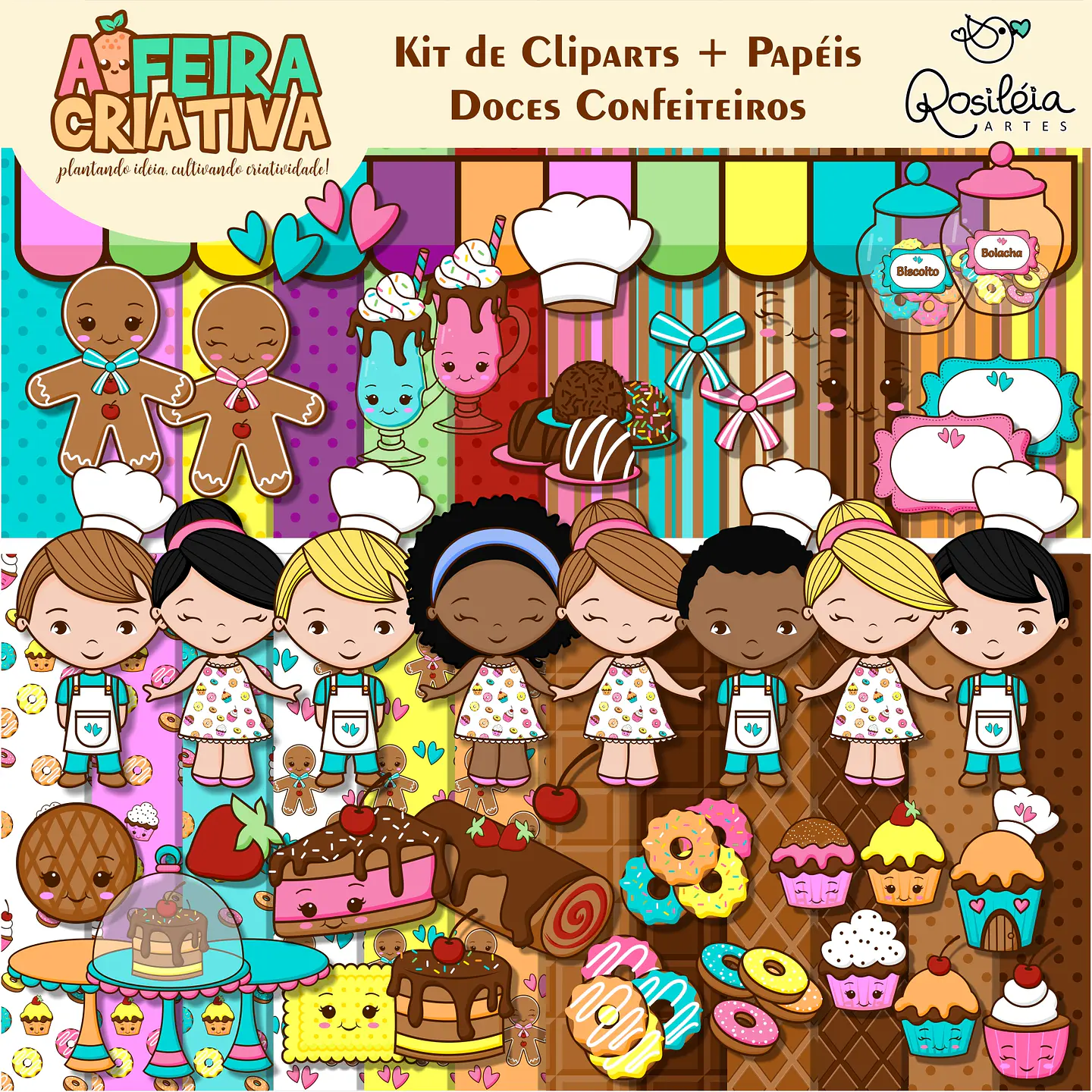 Kit Digital Doces Confeiteiros 24 1