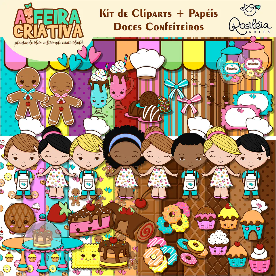 Kit Digital Doces Confeiteiros 24 1
