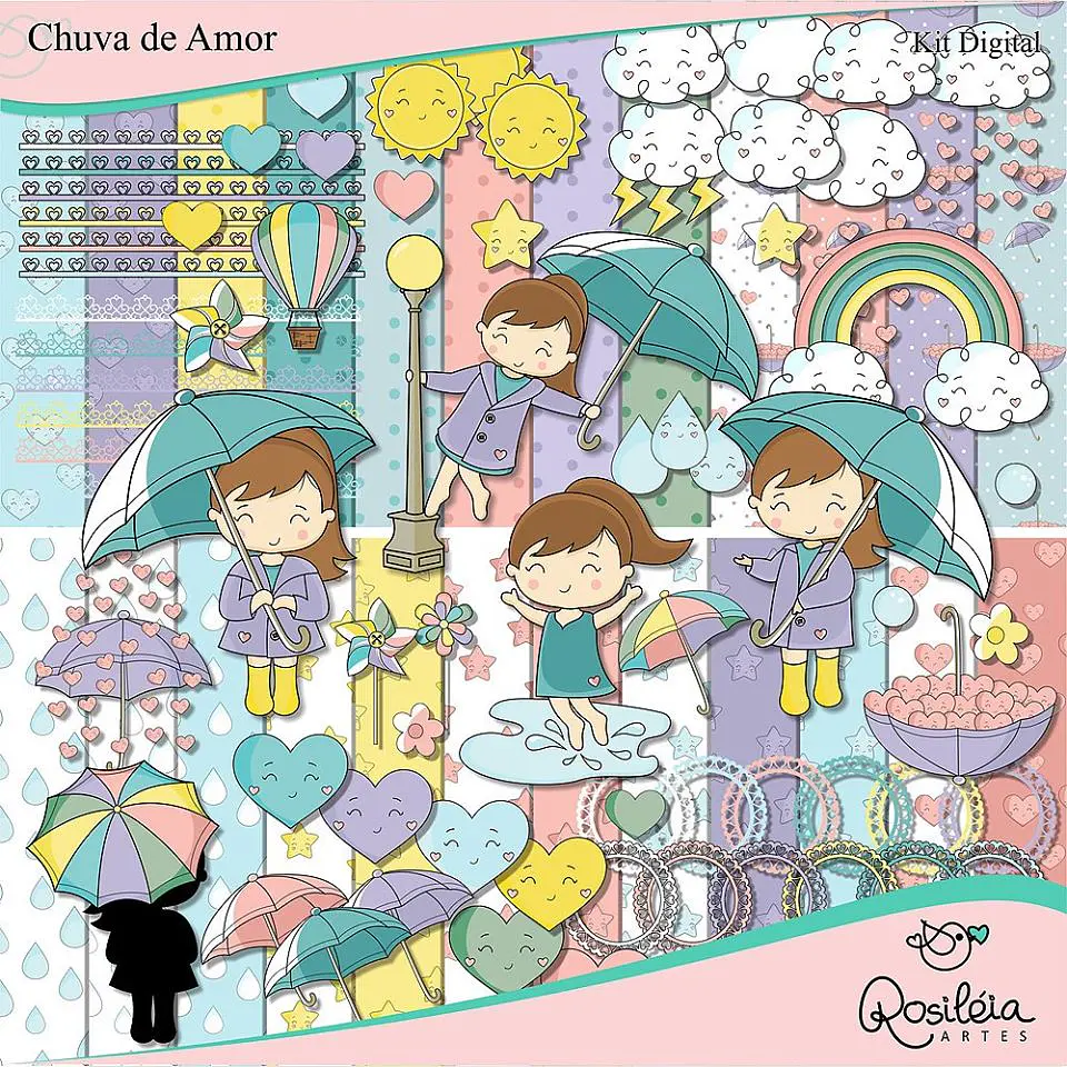Kit Digital Chuva de Amor 18 1