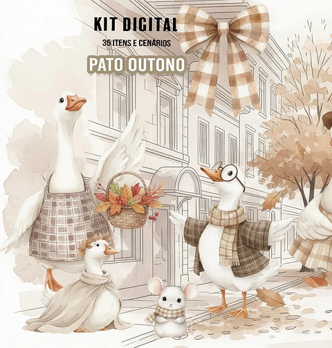 Kit Digital Pato Outono 247