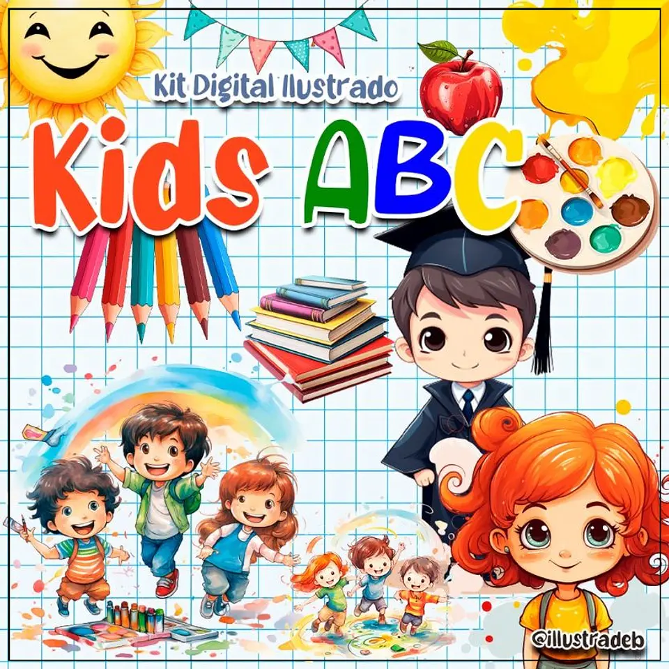 Kit Digital Formatura ABC Kids 242 1