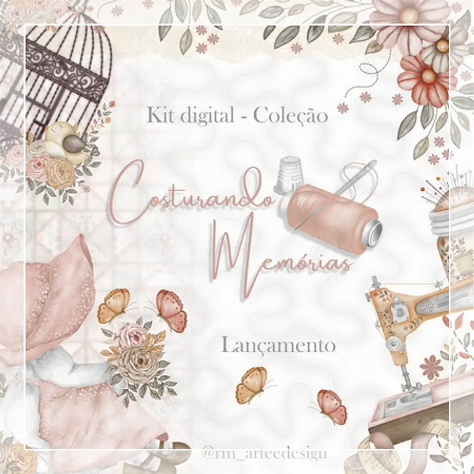 Kit Digital Costurando Memórias 3 1