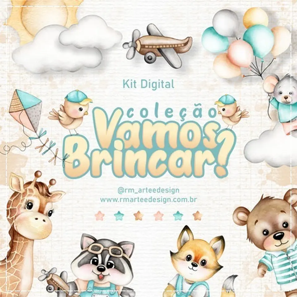 Kit Digital Brinquedos Vamos Brincar 1 1