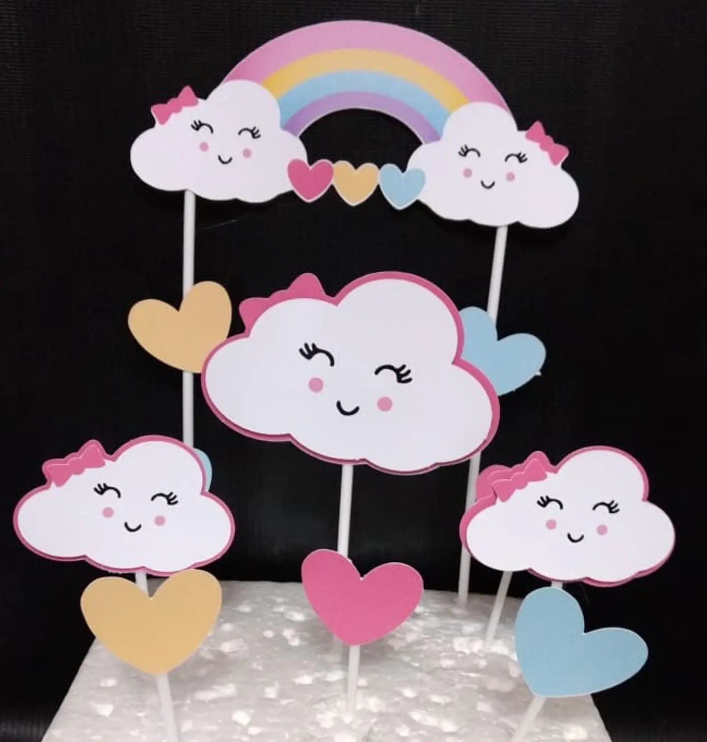 Arquivo de Corte Topo de Bolo Chuva de Amor 2 1