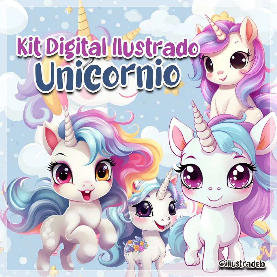 Kit Digital Unicórnio 226 1