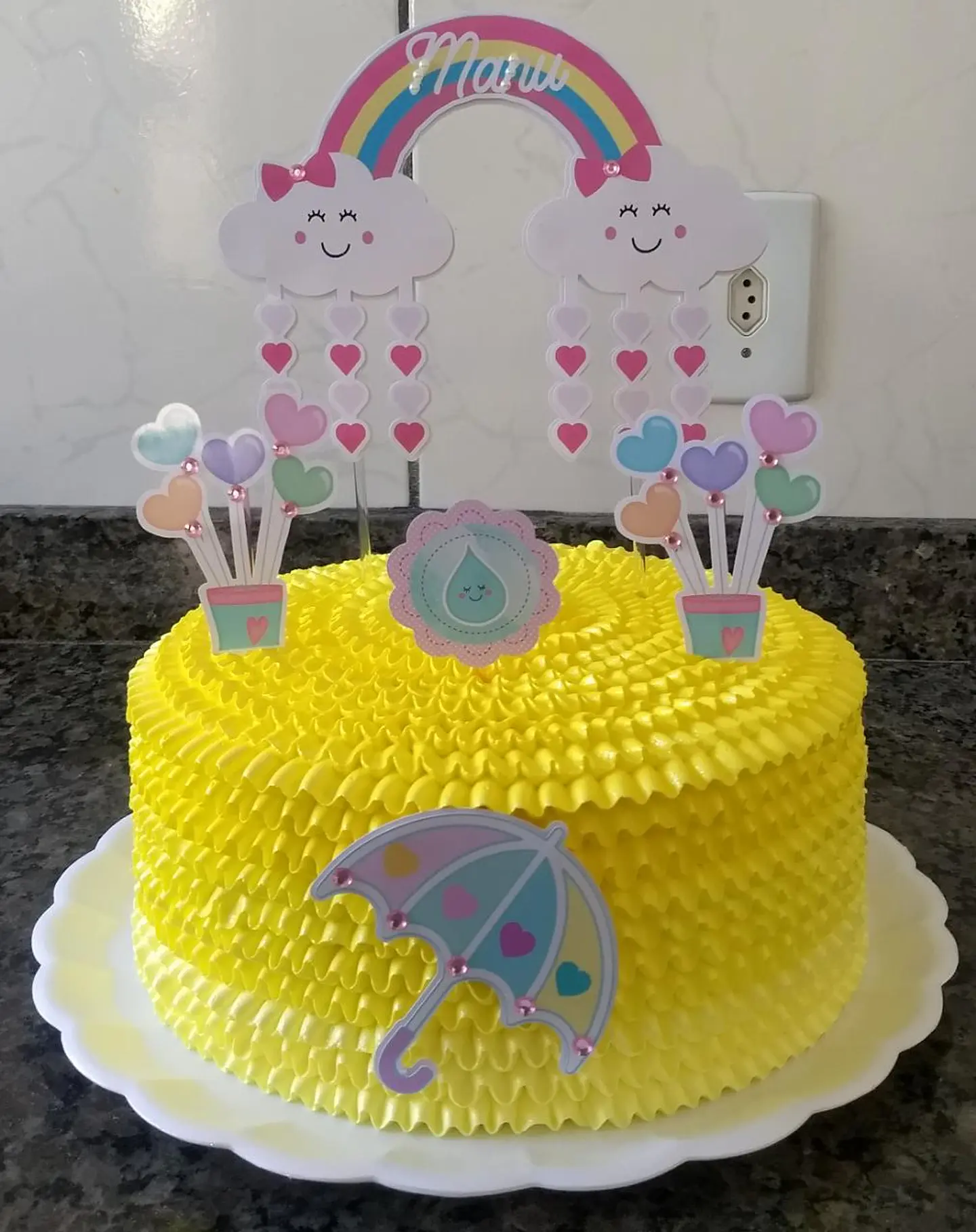 Arquivo de Corte Topo de Bolo Chuva de Amor 12 1