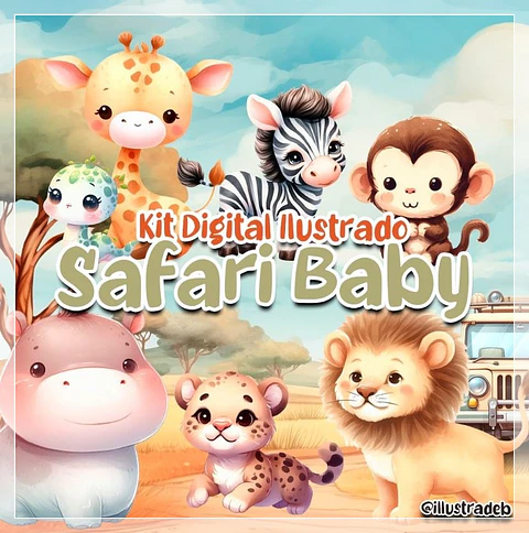 Kit Digital Safari Baby 203