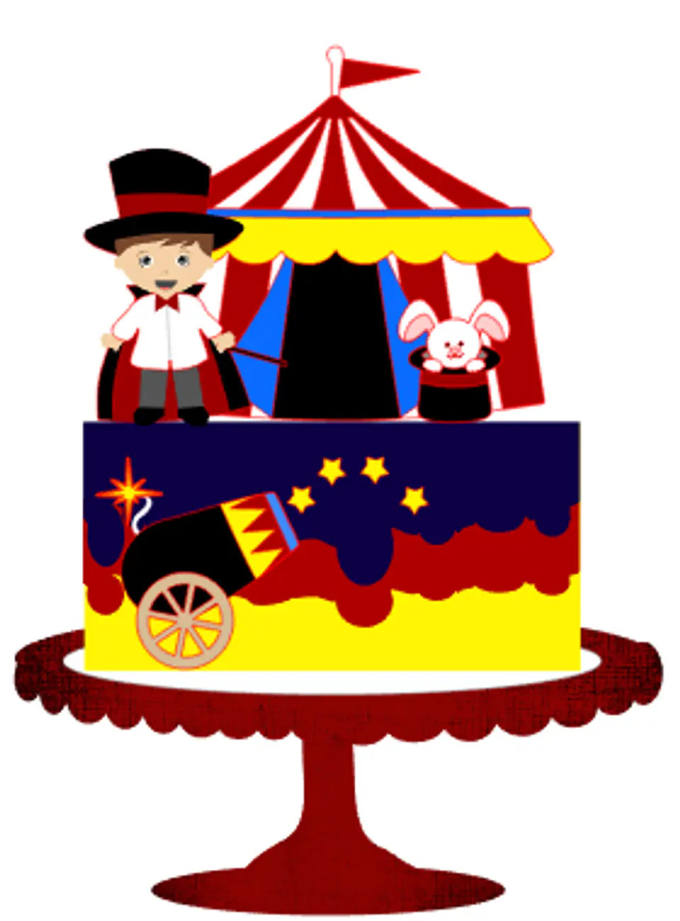 Arquivo de Corte Topo de Bolo Circo 27 1