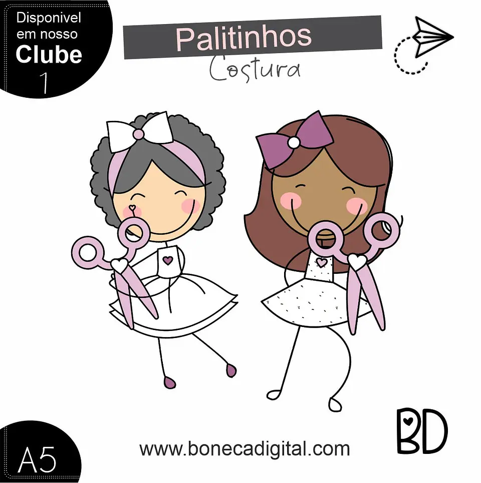Kit Digital Costureira Palitinhos 17 1