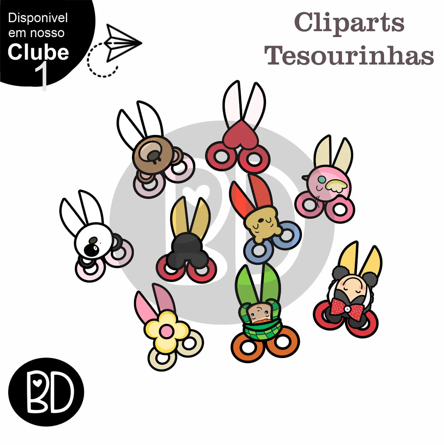 Kit Digital Tesourinhas Clipart 24 1