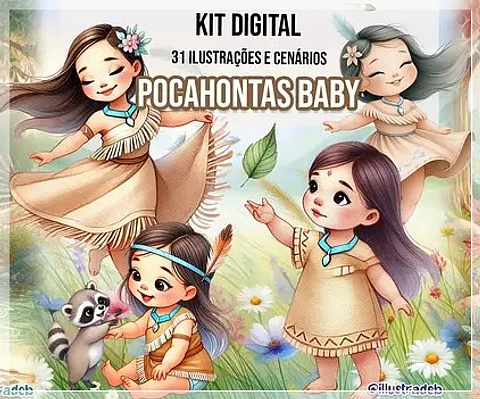Kit Digital Pocahontas Baby 189