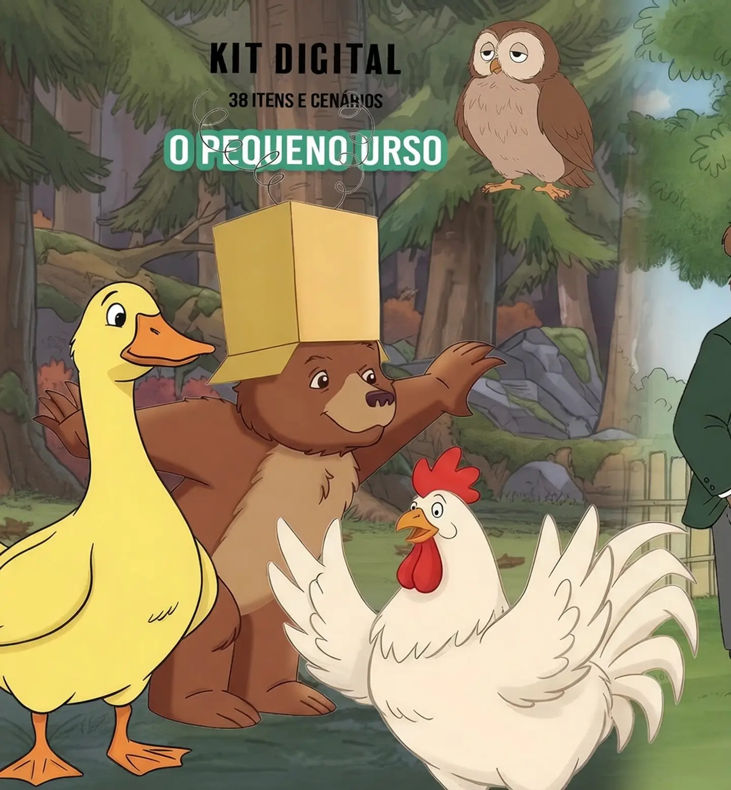 Kit Digital O Pequeno Urso 245 1