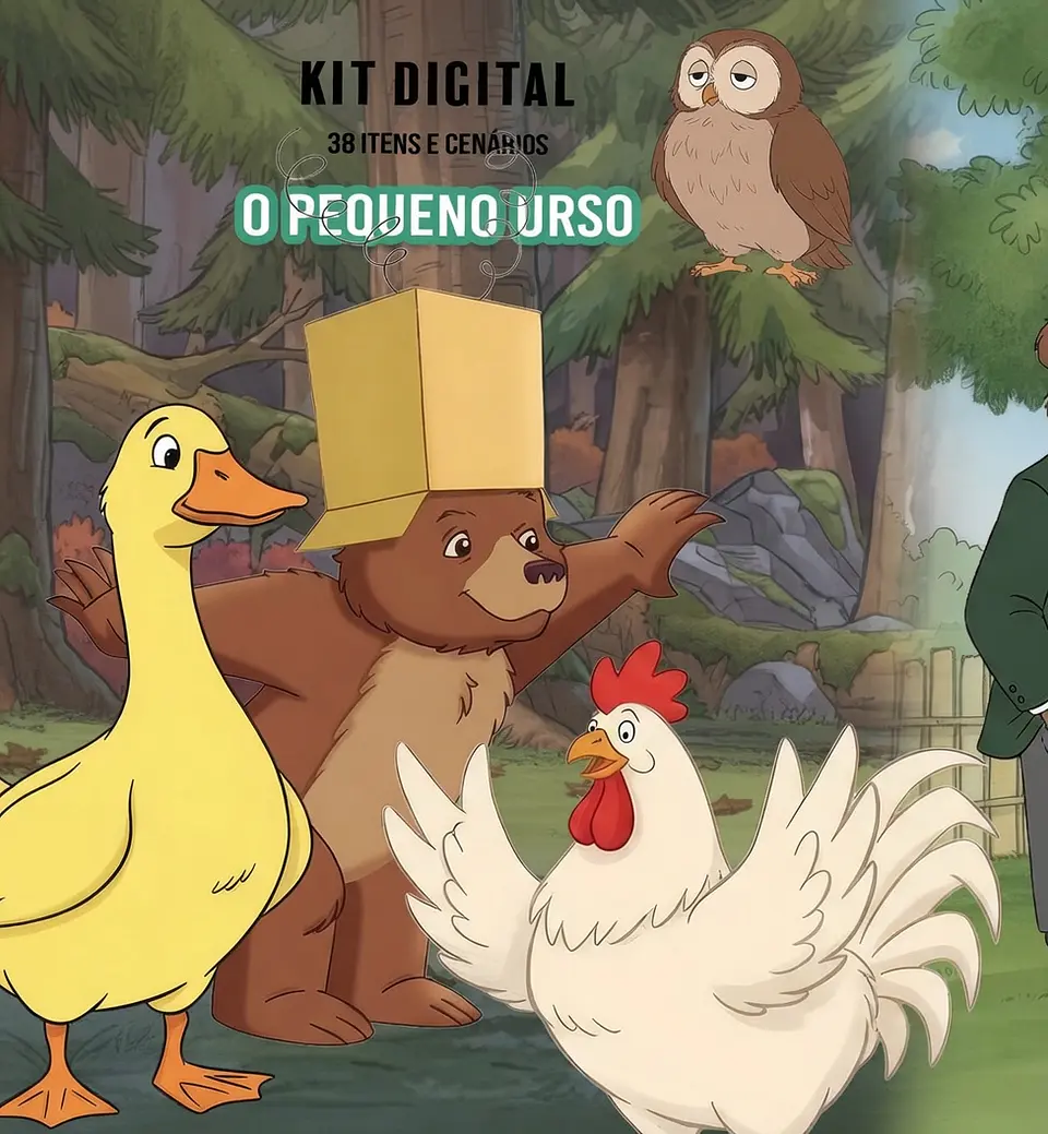Kit Digital O Pequeno Urso 245 1