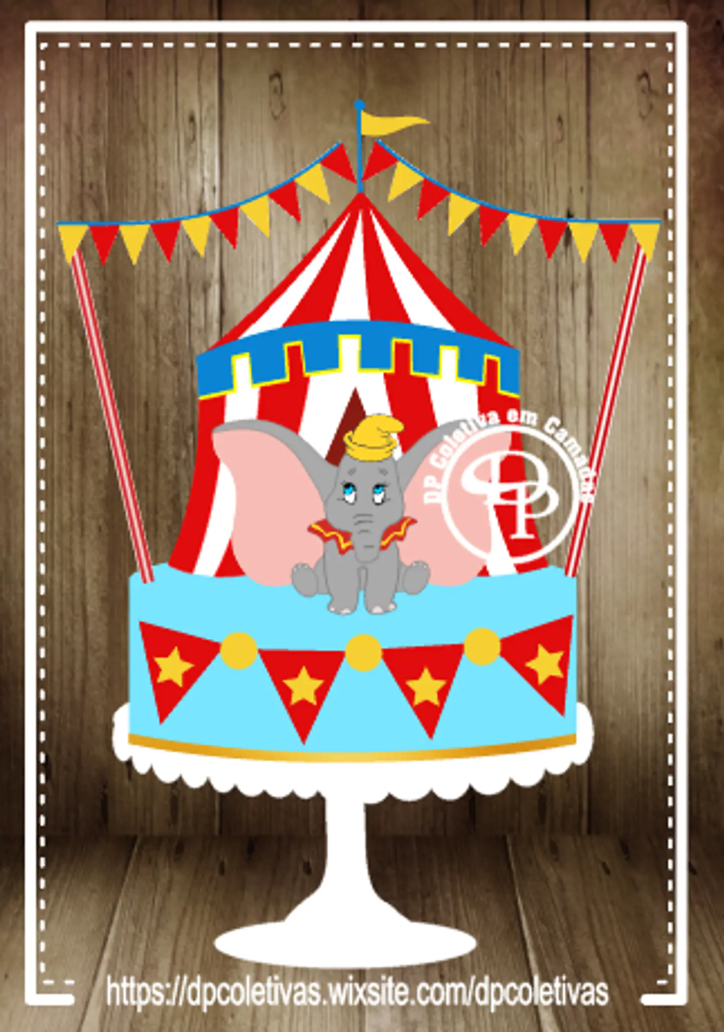 Arquivo de Corte Topo de Bolo Circo 13 1