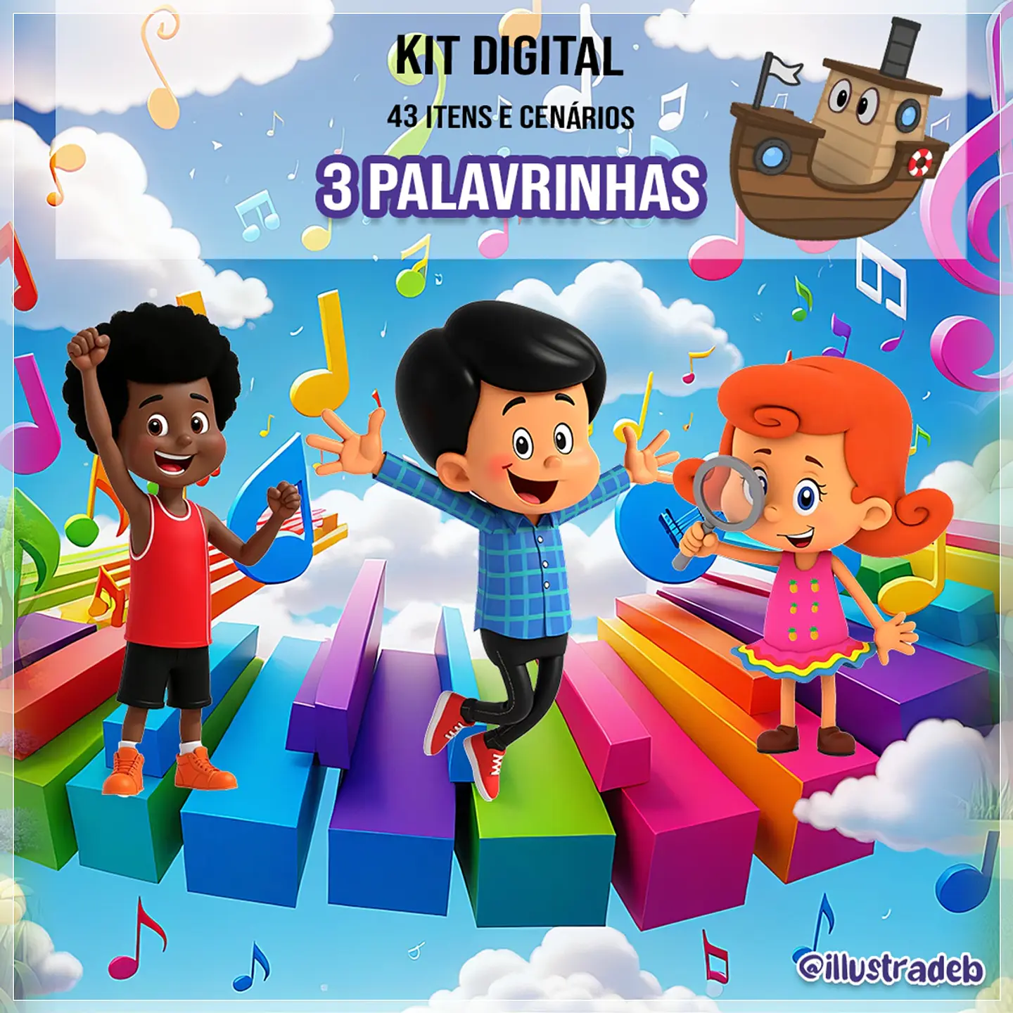 Kit Digital Palavrinhas 182 1