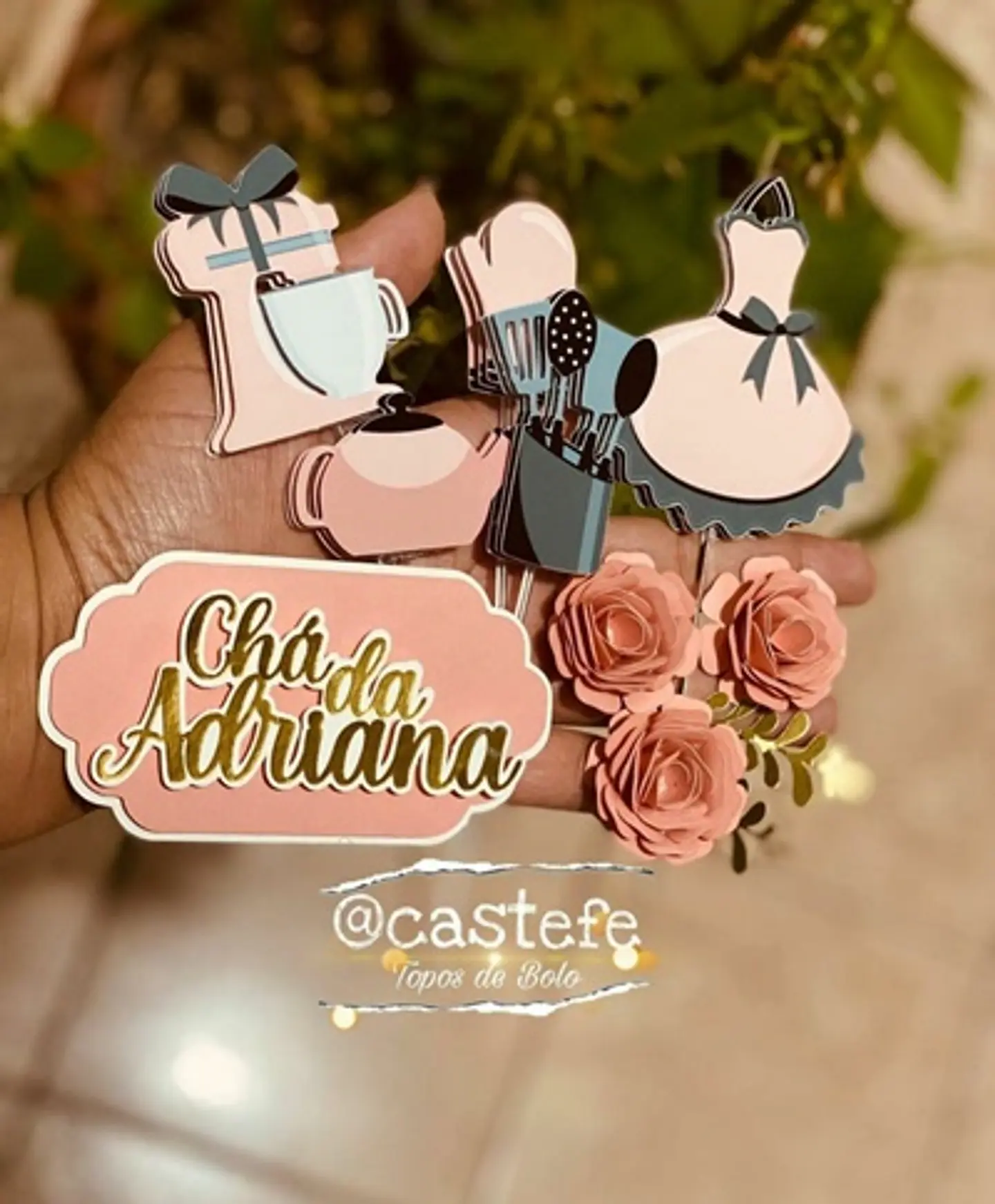 Arquivo de Corte Topo de Bolo Chá de Cozinha 15 1