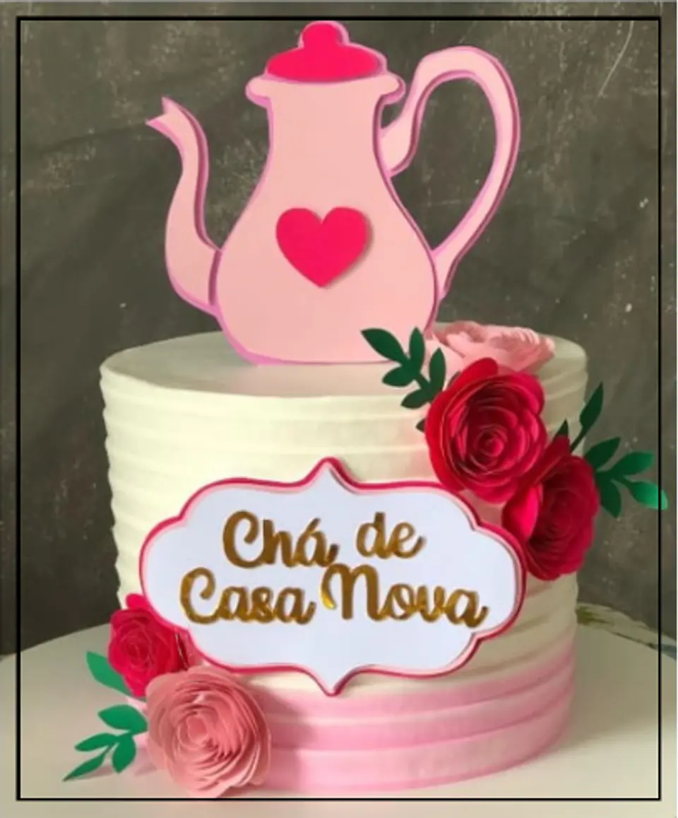 Arquivo de Corte Topo de Bolo Chá de Cozinha 10 1