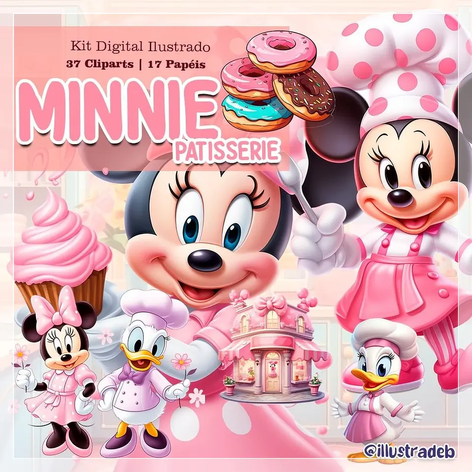 Kit Digital Minnie Patisserie 165 1