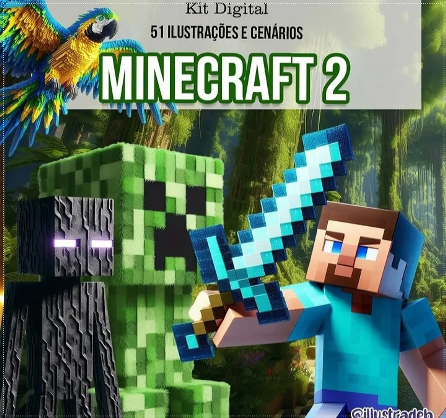 Kit Digital Minecraft 151 1