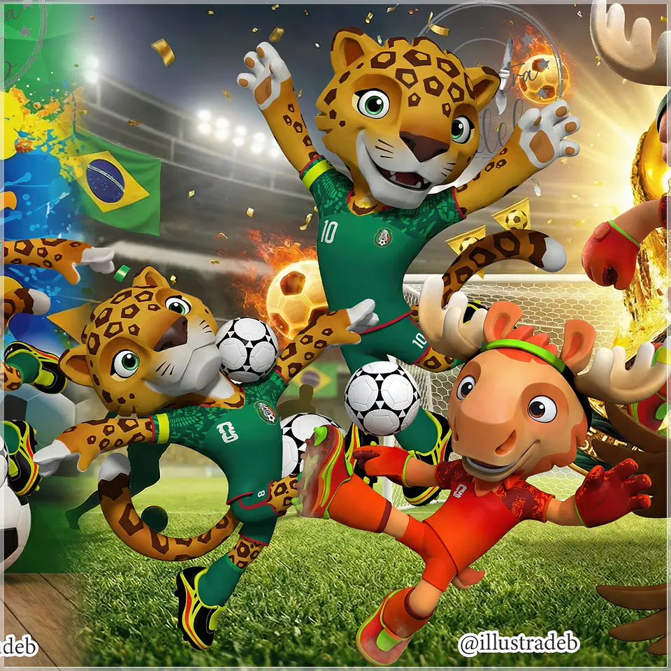 Kit Digital Mascotes Copa 137 1