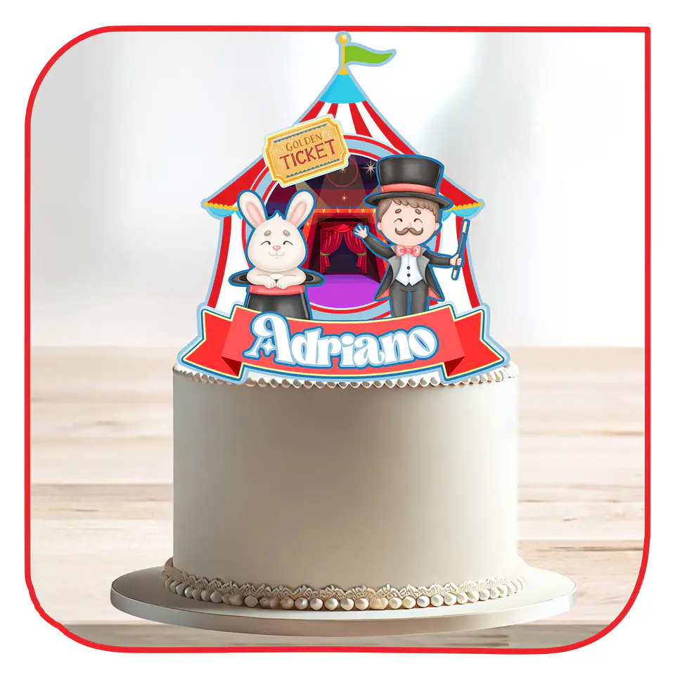 Arquivo de Corte Topo de Bolo Circo 31 1