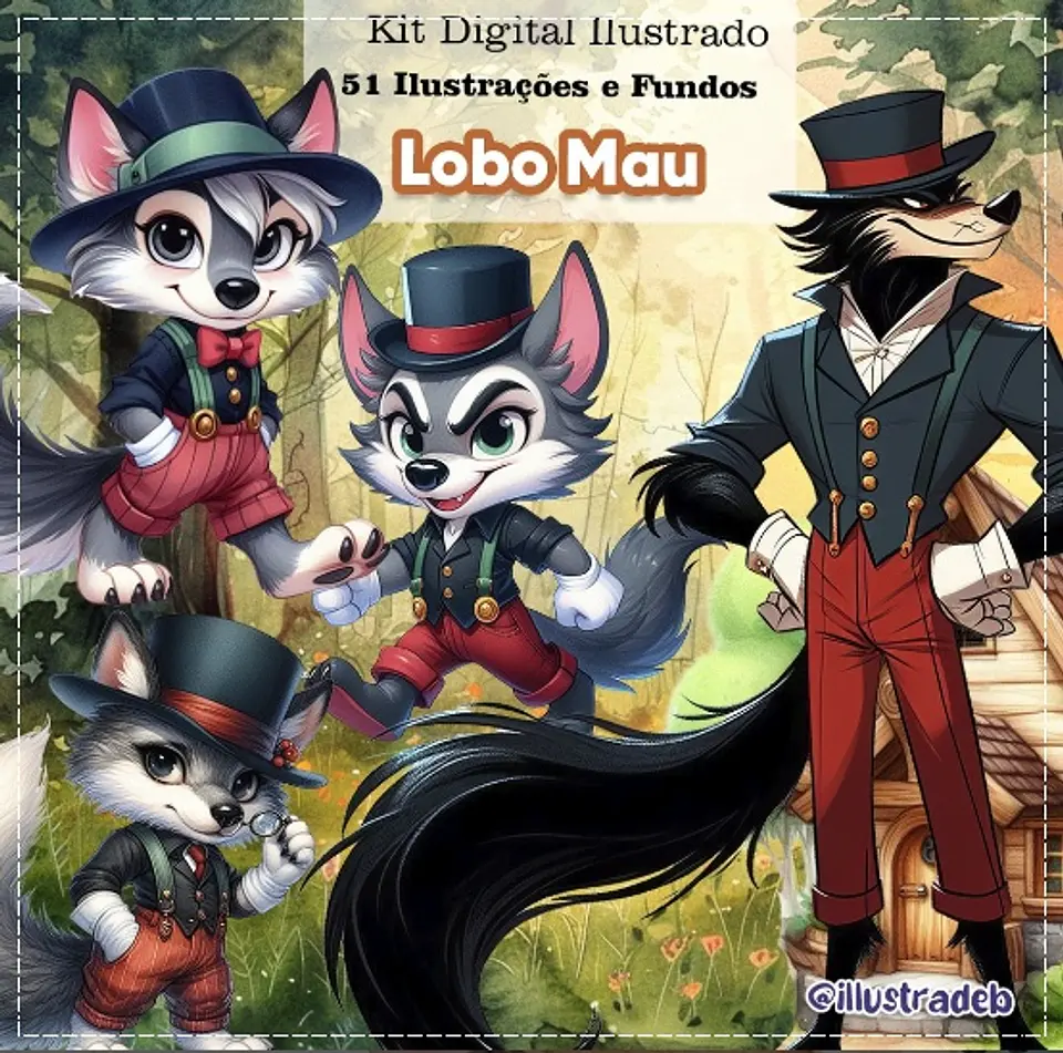 Kit Digital Lobo Mau 135 1