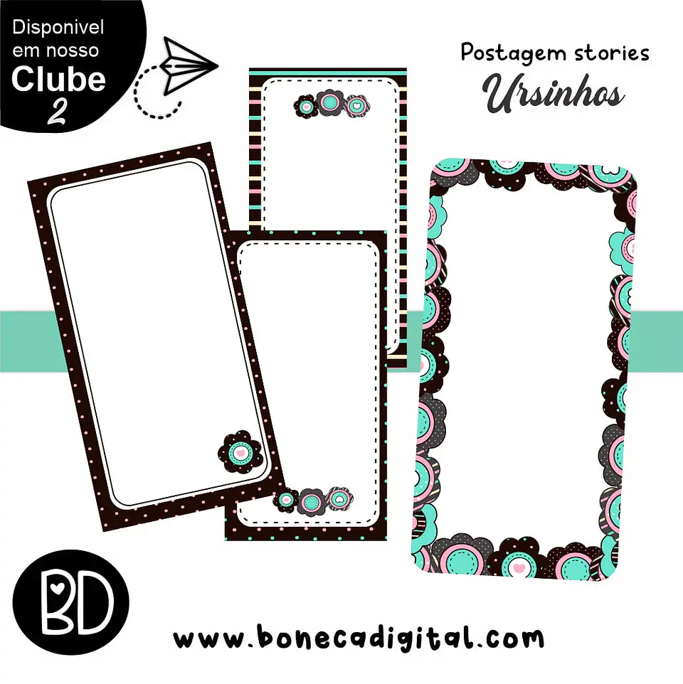 Kit Digital Fundo Postagem Stories 26 1