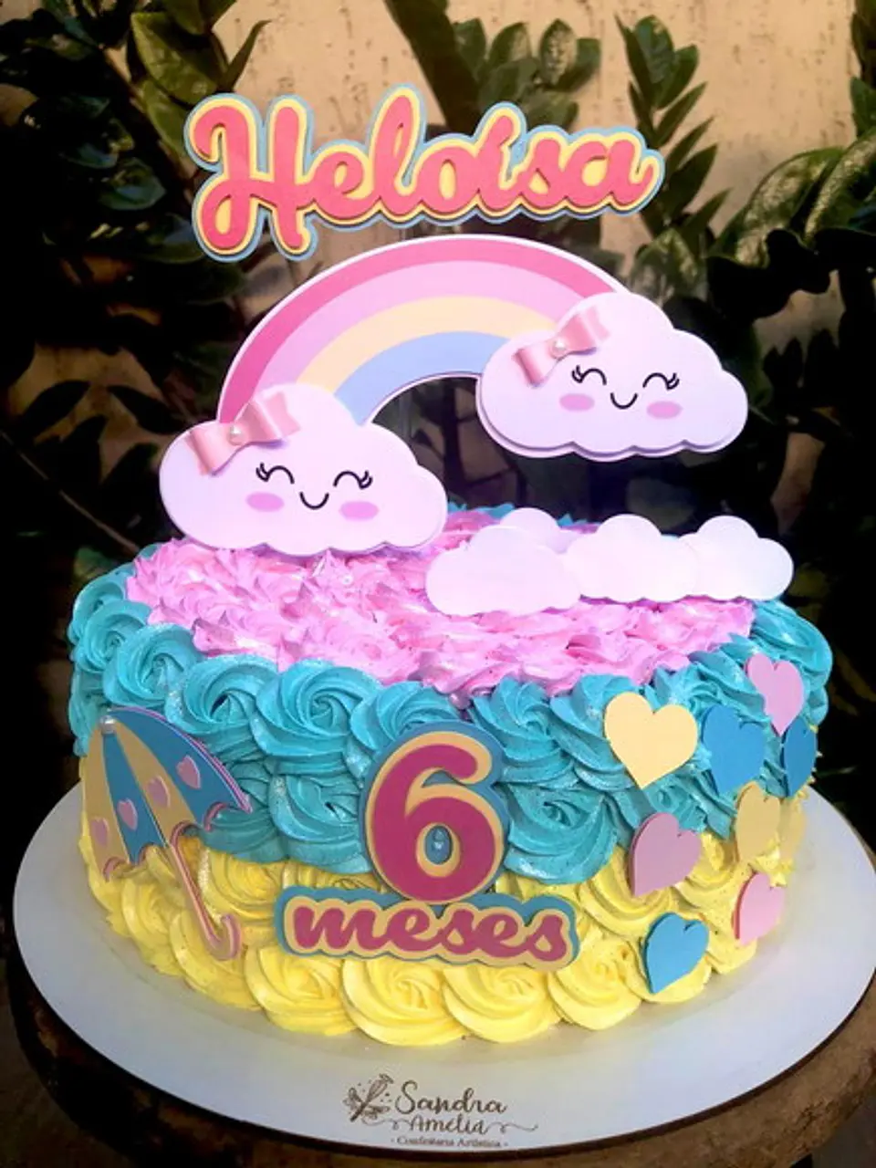 Arquivo de Corte Topo de Bolo Chuva de Amor 23 1