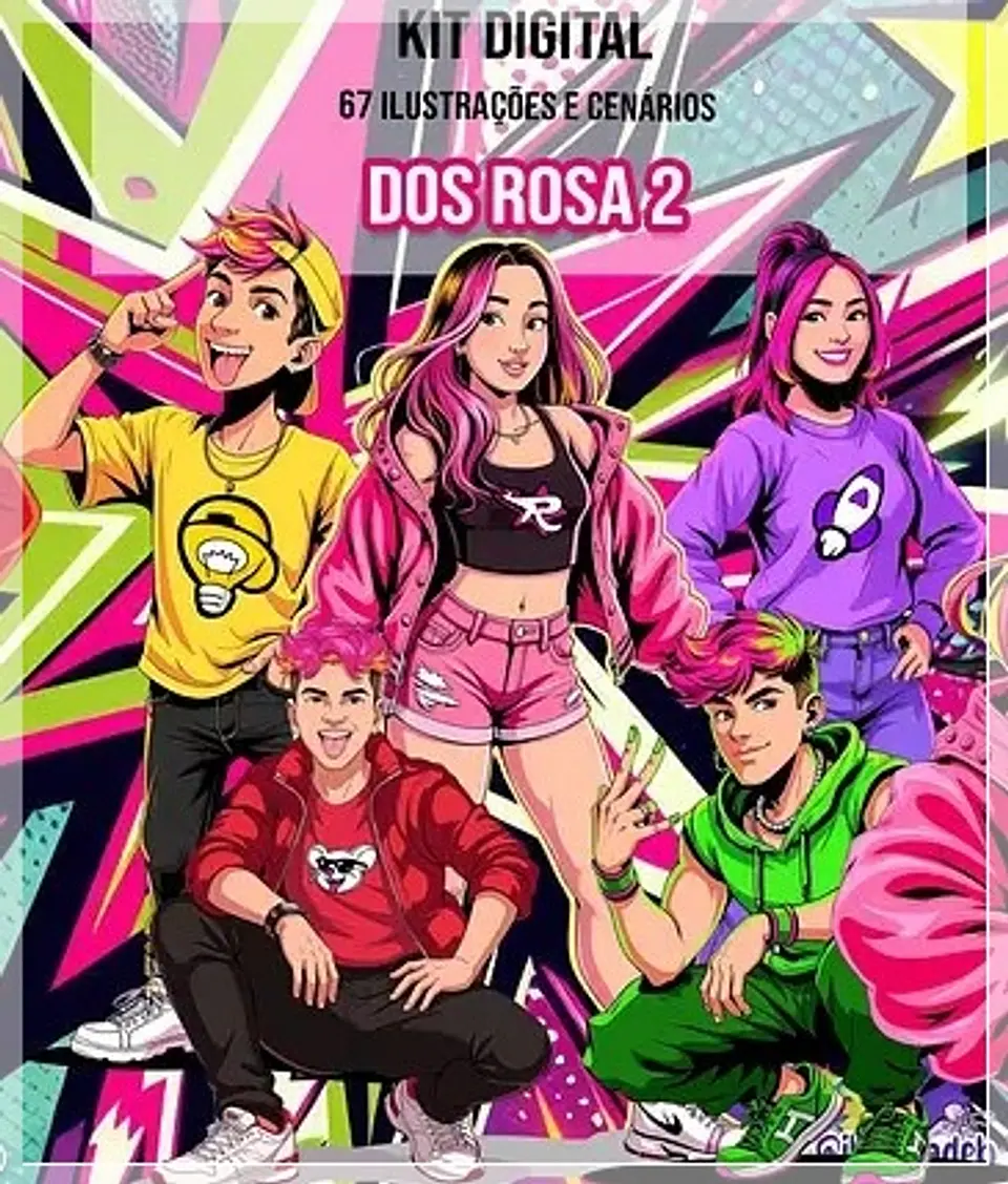 Kit Digital Dos Rosa 95 1