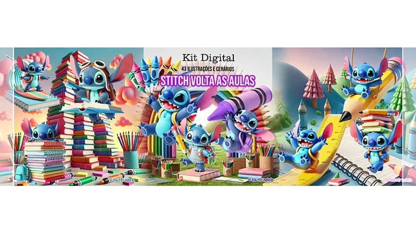 Kit Digital Stitch Volta Às Aulas Illustradeb 215 1