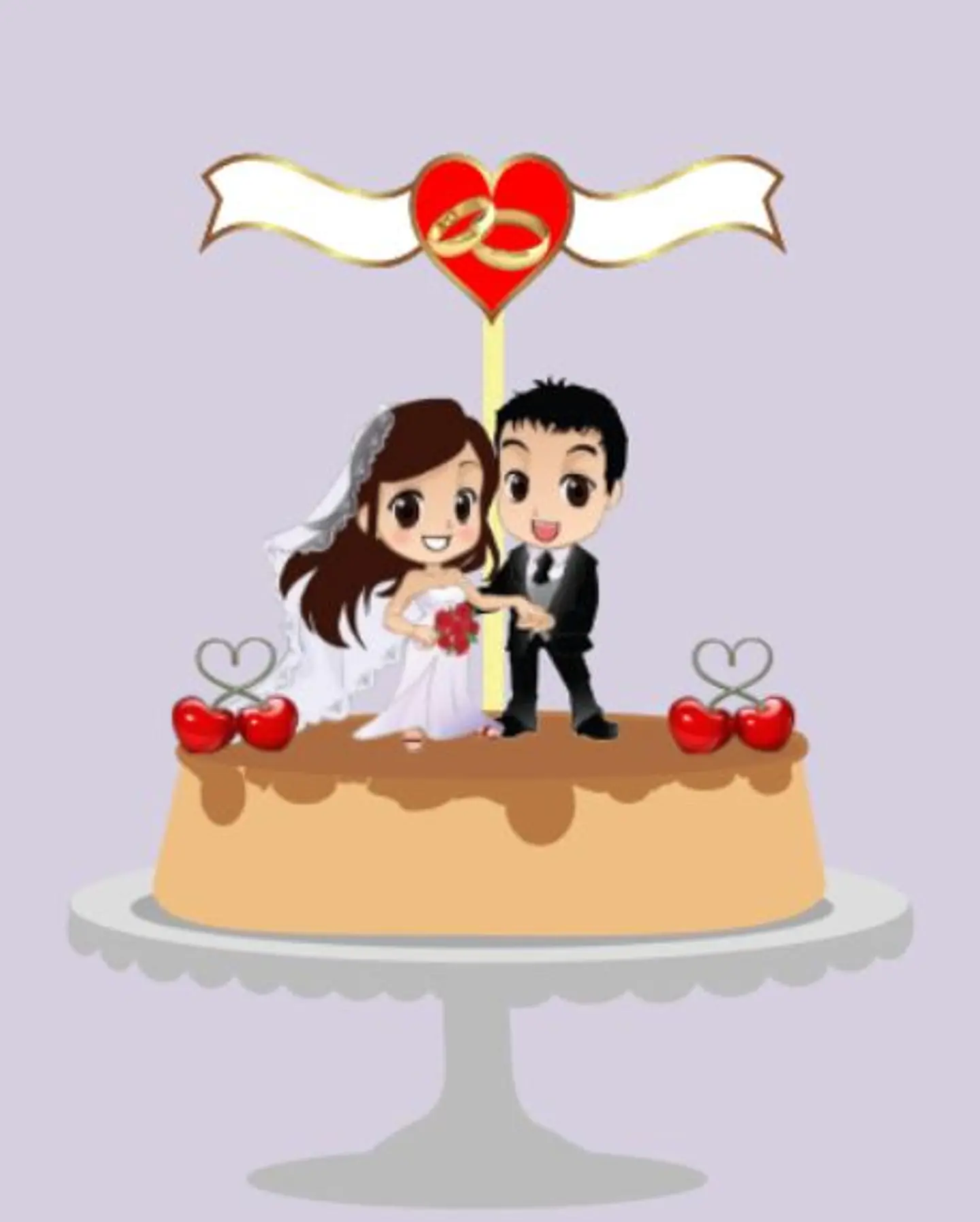 Arquivo de Corte Topo de Bolo Casamento 3 1