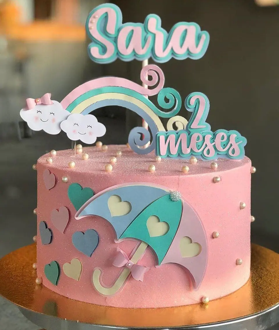 Arquivo de Corte Topo de Bolo Chuva de Amor 35 1
