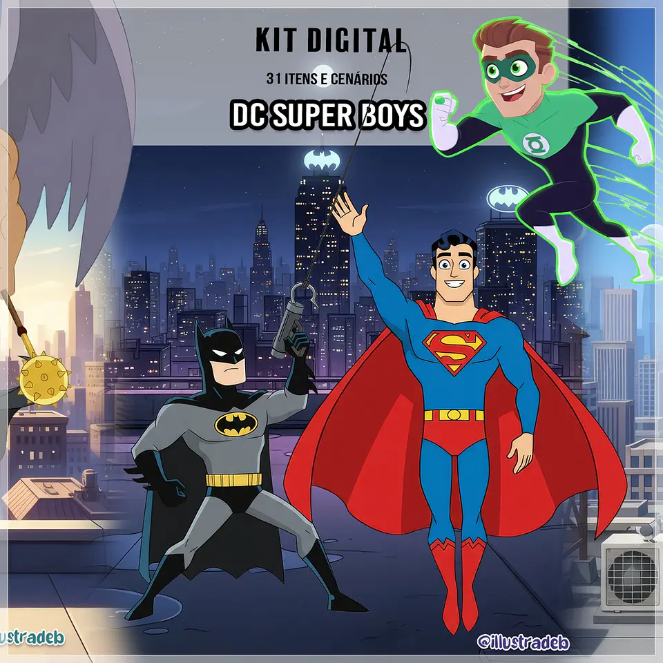 Kit Digital Dc Super Boys 60 1