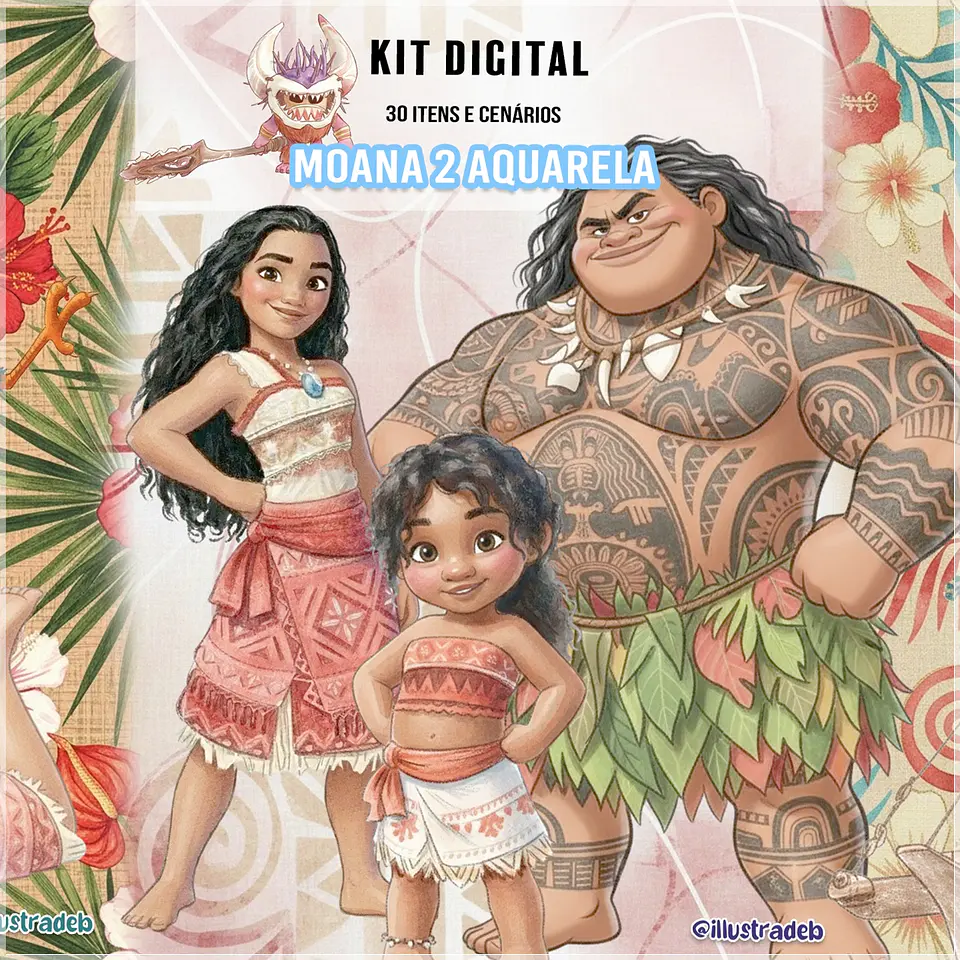 Kit Digital Moana 2 Aquarela 172 1
