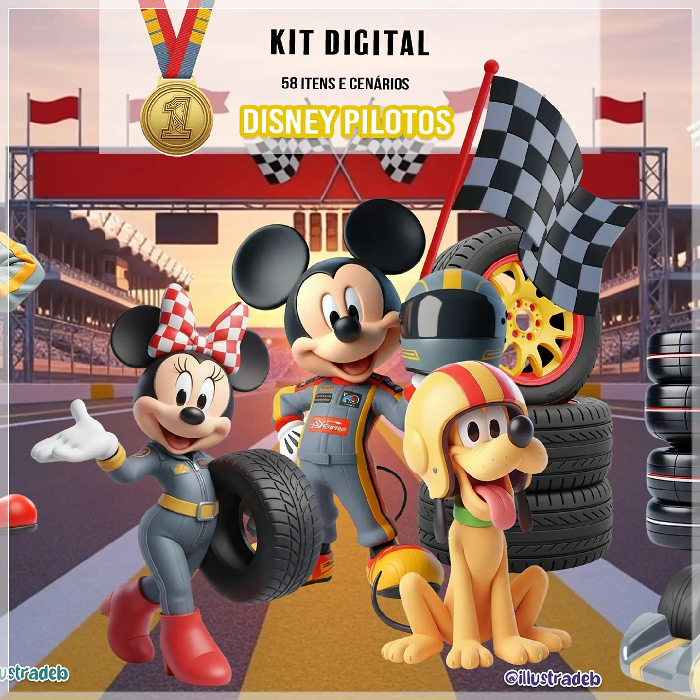 Kit Digital Disney Pilotos 87 1