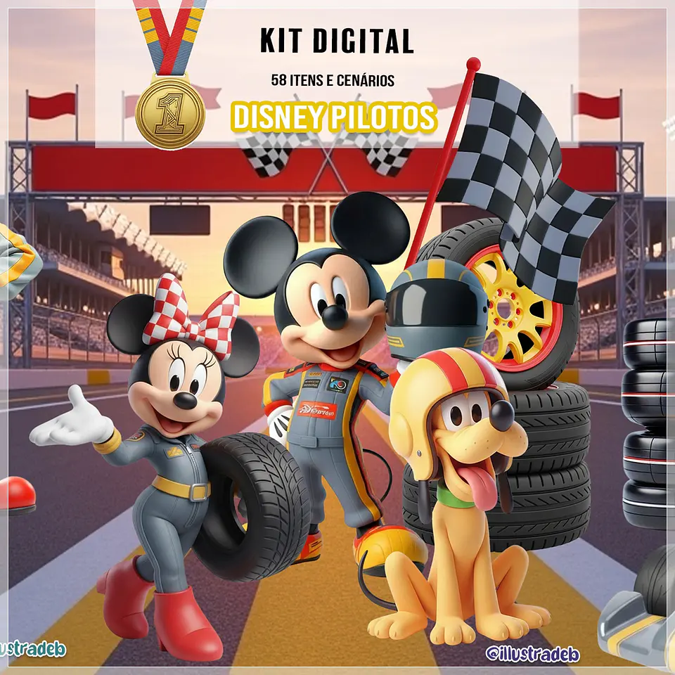 Kit Digital Disney Pilotos 87 1