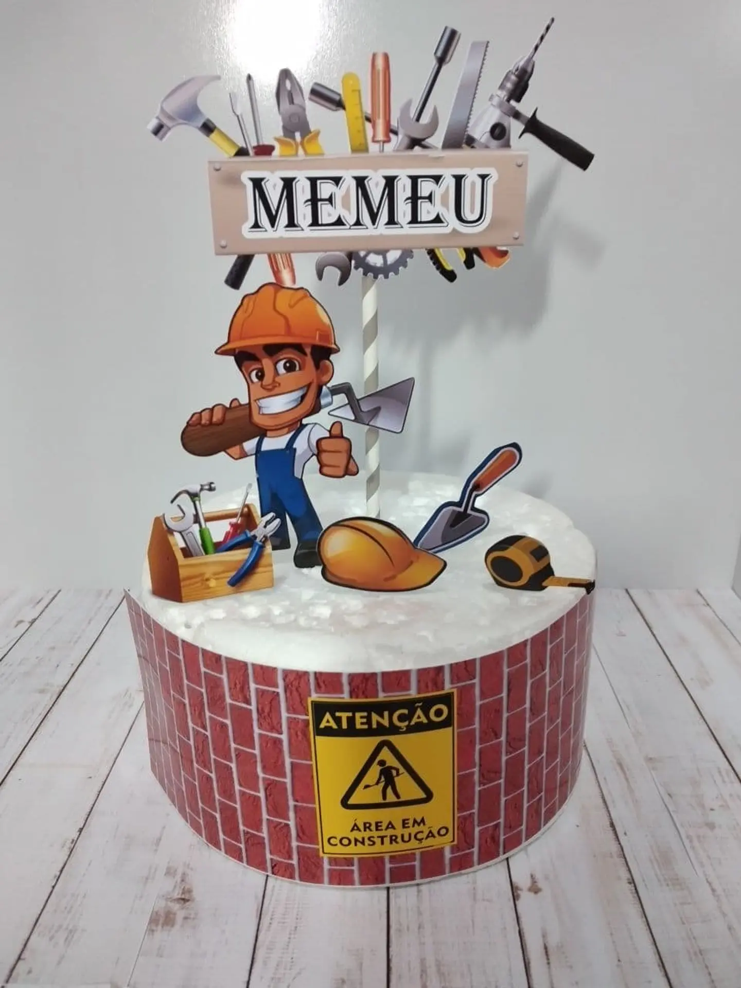 Arquivo de Corte Topo de Bolo Construção 17 1