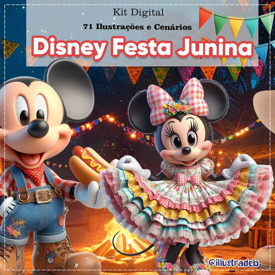 Kit Digital Disney Junina 77 1