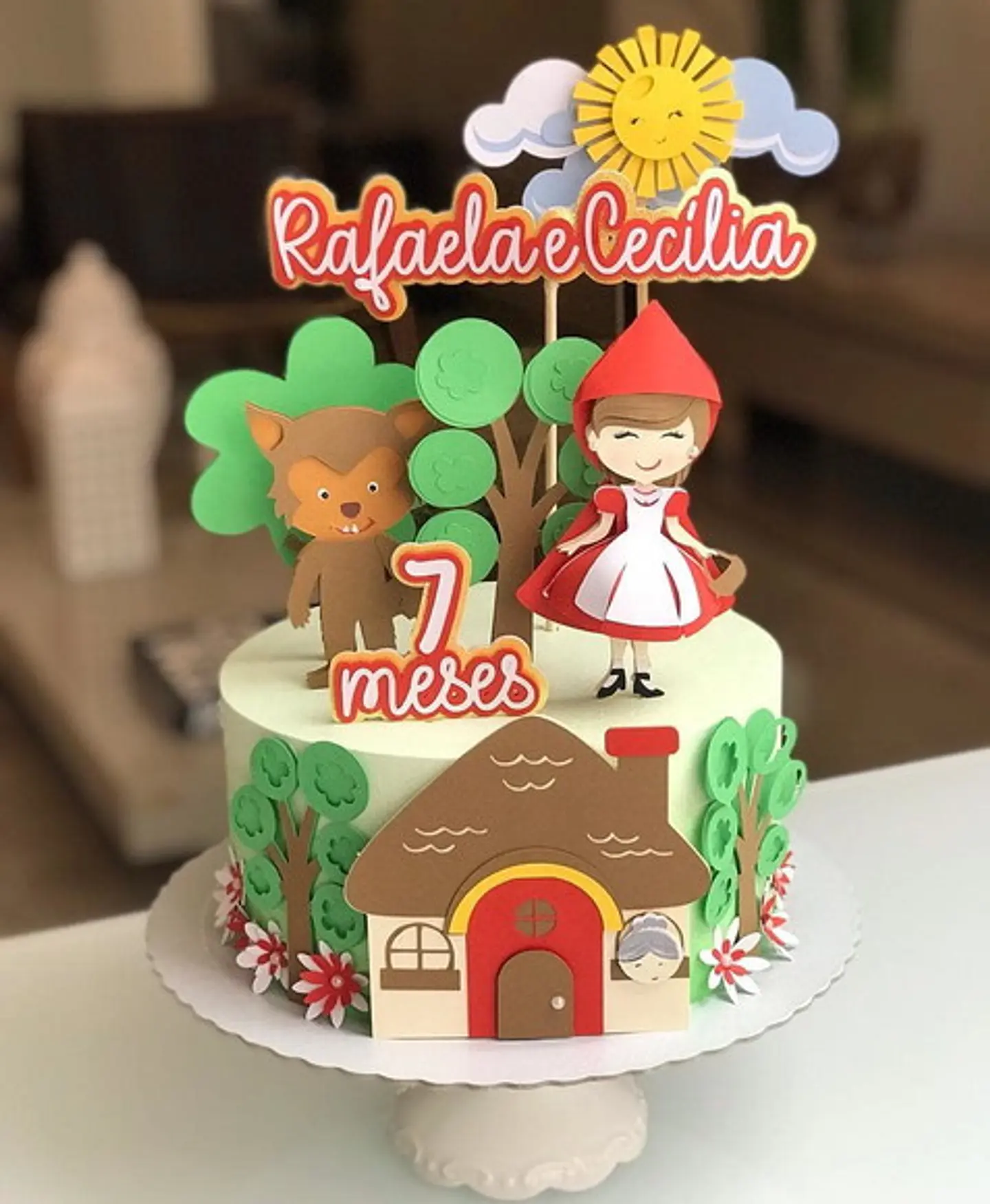 Arquivo de Corte Topo de Bolo Chapeuzinho Vermelho 24 1
