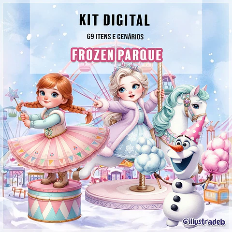Kit Digital Frozen Parque 112