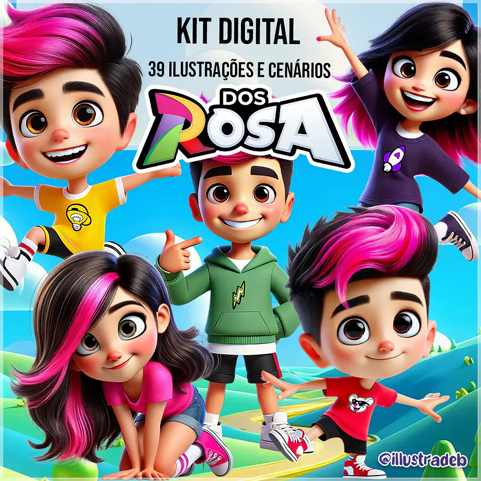 Kit Digital Dos Rosa 94 1