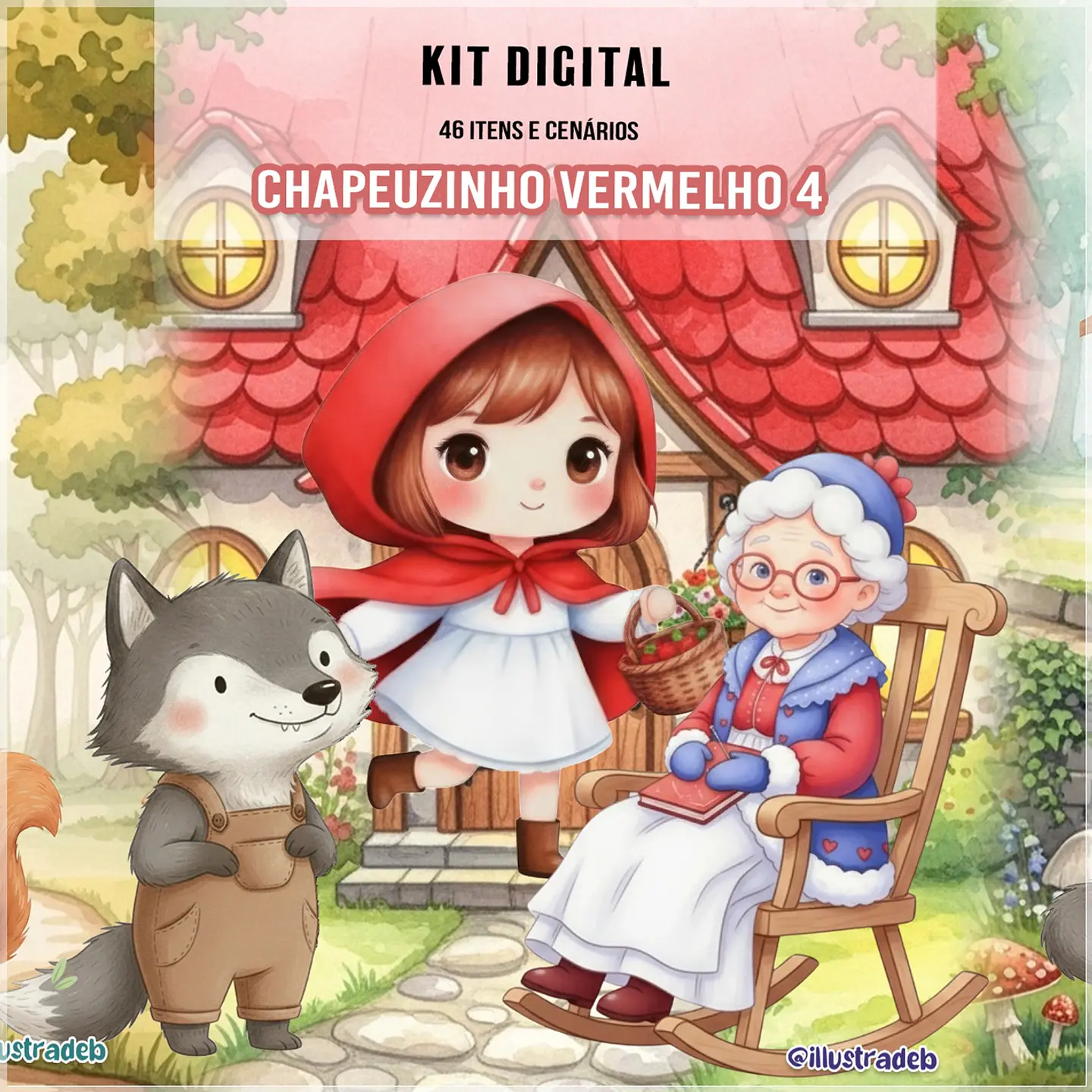 Kit Digital Chapéuzinho Vermelho 41 1